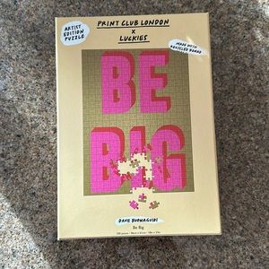 Print Club London x Luckies BE BIG Puzzle